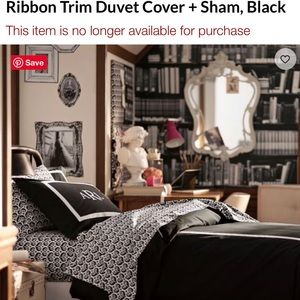 Pottery Barn Ribbon Trim Duvet (sham not included)